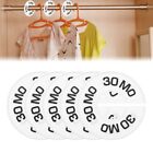 Diy Craft Round Hangers Hanging Organizer Clothing Size Dividers Baby Clothes