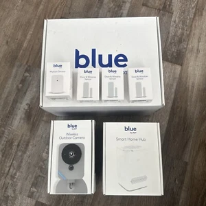 Blue by ADT Complete Starter Security Camera System Graphite 6 Piece - NEW - Picture 1 of 5