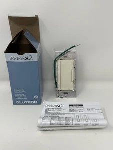 Lutron RadioRA 2 Maestro Remote Companion Dimmer, 120V - Light Almond - RD-RD-LA - Picture 1 of 7