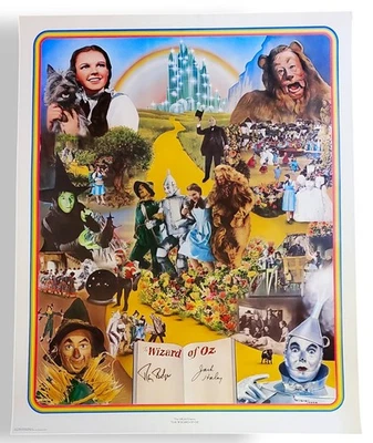 Póster firmado autografiado de Mago de Oz 1977 certificado de autenticidad 1614/2000 firma 1er árbol Foto 1 de 4