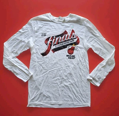 НОВАЯ футболка с длинным рукавом Miami Heat 2022–23 финалы NBA East Conf размер M Fanatics  - Изображение 1 из 4