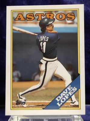 1988 Topps Tiffany #226 - Dave Lopes - Houston Astros - Near Mint - Image 1 of 2