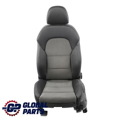 Audi A4 B8 Front Seat Sport Interior Cloth Fabric Soul Black Left N/S - Image 1 of 4