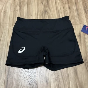 Asics Womens Size Small 4" Circuit Compression Active Shorts Black - NEW - Picture 1 of 6
