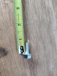 (100 Stück) 5/16-18x3/4 Klasse 5 Sechskant gezahnte Flanschschrauben Schrauben (FT) Zink klar - Bild 1 von 2