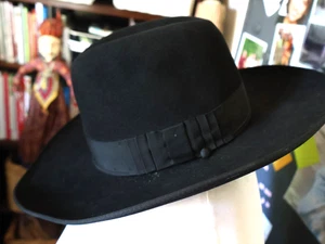 Sombreros Fernández Roche Sevilla España Barón Kovaim Capitán Negro Talla 56 - Imagen 1 de 11