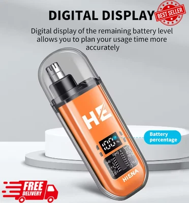 Recortadora de pelo nariz portátil con pantalla LED mejor para hombres y mujeres Foto 1 de 4