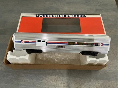 Lionel 6-19101 O Gauge Amtrak Aluminum Combination Passenger Car NIB - Image 1 of 4