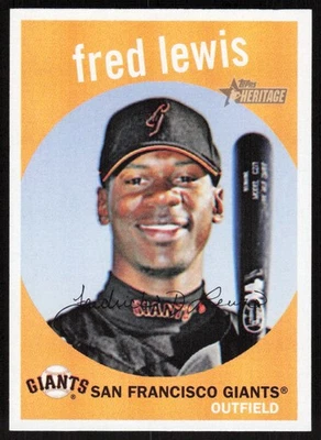 2008 Topps Heritage #364 Fred Lewis - Image 1 of 2