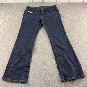 Diesel Ronhar Jeans Womens W32 L30 Blue Bootcut Low Rise Stretch Wash Y2K - Picture 1 of 12