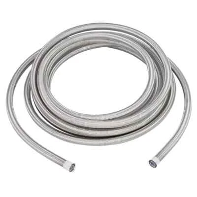 1 METRO AN4 5 MM TUBO TRECCIA METALLICA PTFE TEFLON ACCIAIO OLIO CARBURANTE an 4 - Imagen 1 de 3
