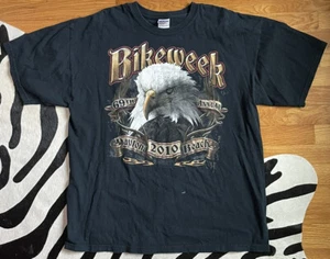 Vintage 2010 Daytona Beach Bike Week Motorcycle T Shirt XL 69th Annual - Picture 1 of 5