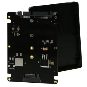 M.2 NGFF B Key SSD to SATA Converter 2.5" Enclosure 2280 2260 2242 Drive Adapter - Photo 1/4