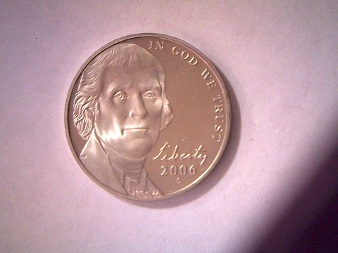 2006 S 5C Proof Jefferson Nickel **Free Shipping** Cover