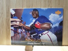 MARQUIS GRISSOM🏆Upper Deck 1995 BRAVES #290 MLB Baseball Card 🏆 FREE POST