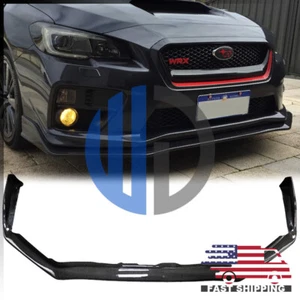 Alerón labial delantero de fibra de carbono estilo Subaru VAG WRX S207 2015 2016 2017 - Imagen 1 de 6