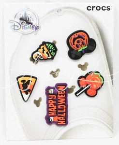 Disney Parks Crocs Jibbitz Shoe Charms Set Happy Halloween Mickey Pumpkin 2023 - Picture 1 of 1