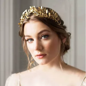 Griechische Göttin Gott Krone Tiara Blattgold Geschenk Geburtstag Diadem Geburtstag Braut - Bild 1 von 3