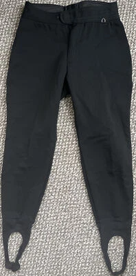Schoeller Skifans Stretch Snow Pants Mens Wool Rayon Nylon Made in USA Black - Image 1 of 4