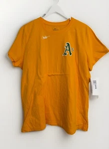 Nike Oakland Athletics A’s Shirt Cooperstown Edition DAMEN XL Gelb Neu mit Etikett - Bild 1 von 6
