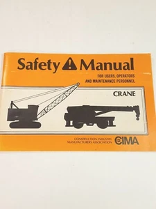 Manuale sicurezza gru CIMA 1986 - Foto 1 di 7