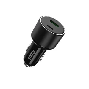 100W GAN Fast Car Charger, USB C and USB Port - Imagen 1 de 10