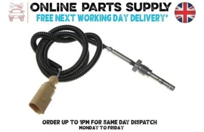 Exhaust Gas Temperature Sensor for VW TOUAREG 3.0 V6 TDi (2010-2018) -New - Изображение 1 из 4