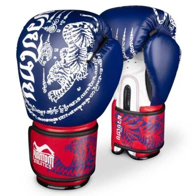 PHANTOM Profi Boxhandschuhe APEX MUAY THAI |K1 Kick Thai Boxen MMA Profi Blau - Bild 1 von 4