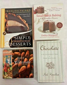 Chocolate Deserts Baking Cooking Chocolate Lovers Cook book lot of 4 - Picture 1 of 12