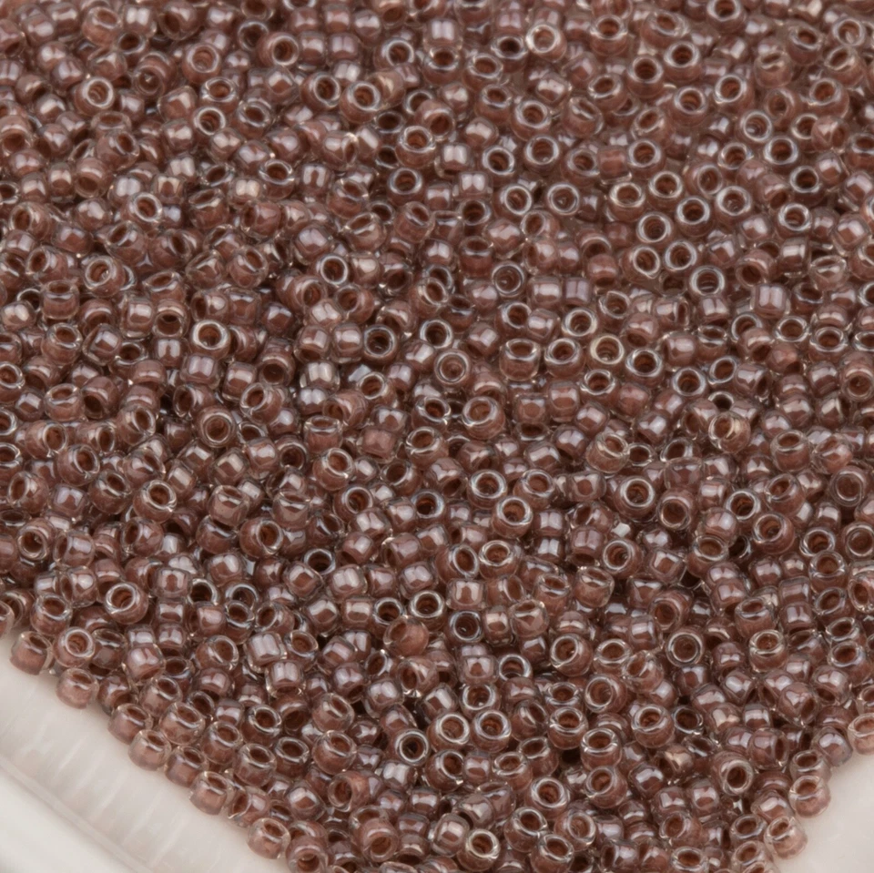 Toho Seed Beads 15/0 Antique Plum Lined Crystal 10g #1071 10647270 - Image 1 of 1