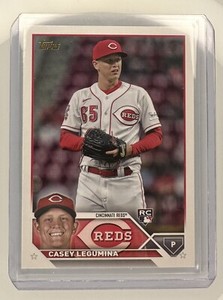 2023 Topps Update Casey Legumina Golden Mirror Image Variation SSP Rookie US277