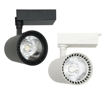 FARO FARETTO LED DA BINARIO A PISTA LUCE 20W 30W SCELTA APPLIQUE MODERNO PARETE - Immagine 1 di 3