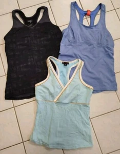 H&M 🌷 3x Sport Tops 🌷 Trägershirt 🌷 Stretch 🌷 Gr. S - Bild 1 von 5
