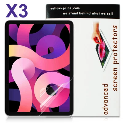 HD & Touch Sensitive Screen Protector for 2022 Apple iPad Air 5 A2588/ Air 2/3/4 - Image 1 of 4