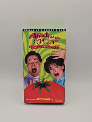 Attack of the Killer Tomatoes - Directors Cut (VHS, 1995) Tested Working  - Image 1 of 4