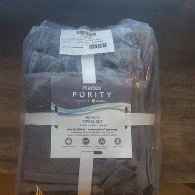 Juego de toallas Martex 6 piezas azul cielo baño/mano/paños Foto 1 de 3