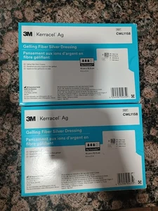 KerraCel Ag Gelling Fiber Silver Wound Dressing,  4 X 5 15 Pack - Picture 1 of 6