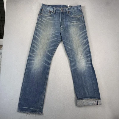 Jeans vintage Levis 501 para hombre 34x32 (se adapta a 32x32) ribete azul LVC Foto 1 de 4