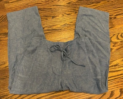 NUEVO Pantalones Cortos Talbots Para Mujer Azul Cambray Talla Grande Nuevos con Etiquetas Foto 1 de 4