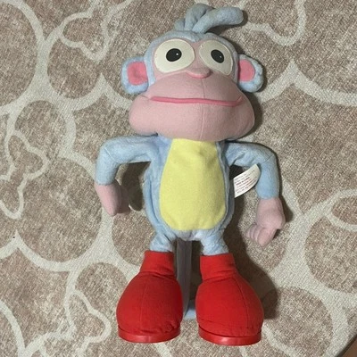 Botas Fisher Price Dora The Explorer 2001 Mono Hablando 10" Peluche Posable De Colección Foto 1 de 3