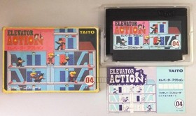 ELEVATOR ACTION TAITO NINTENDO FAMICOM NES FC BOXED -1