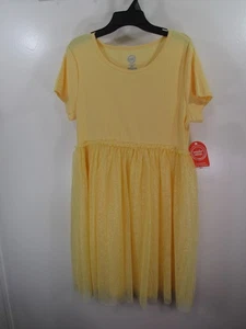 New Wonder Nation TuTu Dress Size XL 14 16 Plus Girls Lantern Yellow Netting - Picture 1 of 5