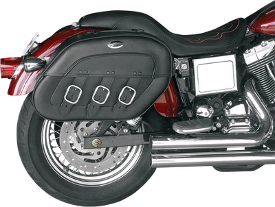 Saddlemen 3501-0232 Montaje Rígido Desmontaje Rápido Inclinado Alforja 08-17 Fat Bob FXDF Foto 1 de 4