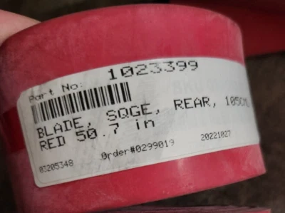 Hoja de escobilla de goma trasera 1023399 roja (105 cml) 50,7 pulgadas Foto 1 de 2