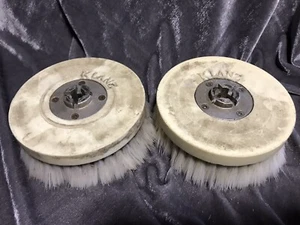 Klanz Carpet Cleaning Machine Brushes x 2 - Rare Find - B12 - Picture 1 of 4