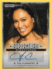 2010 Razor Pop Century Silver #TC1 Tia Carerre Autograph #21/25