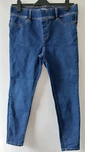Next Women's Blue Sculpt Legging Pull On Jeans Size 14S (Short/Petite) - Picture 1 of 4