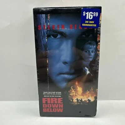 Fire Down Below (VHS, 1998) Steven Seagal, Kris Kristofferson Blockbuster Sealed Foto 1 de 4