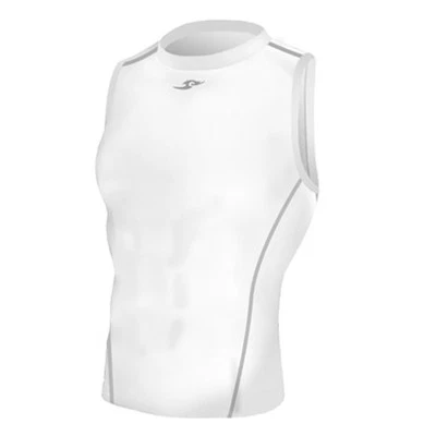 Take Five Mens Skin Tight Compression Base Layer Running Shirt S~2XL White 042 - Изображение 1 из 4