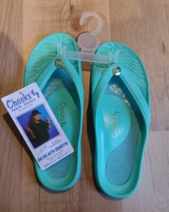 Sz XL Tony Little Cheeks Health Thong Sandals Womens Casual Walking Flip Flop - Picture 1 of 6